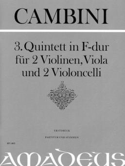 3. Quintett in F-dur 