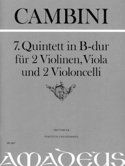 7. Quintett in B-dur 