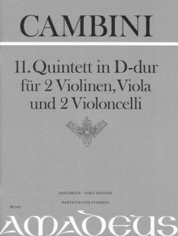 11. Quintett in D-dur 