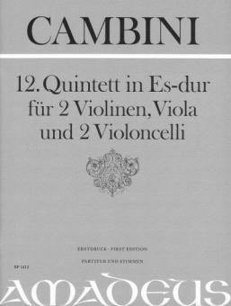 12. Quintett in Es-dur 