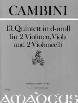 13. Quintett in d-moll 
