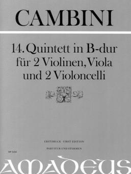 14. Quintett in B-dur 