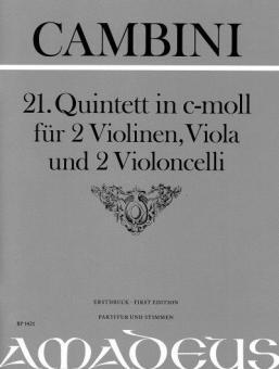 21. Quintett in c-moll 