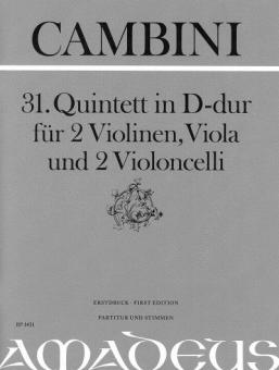 31. Quintett in D-dur 