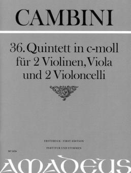 36. Quintett in c-moll 