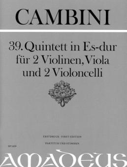 39. Quintett in Es-dur 