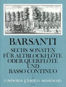 6 Sonaten op. 1 Band 1 