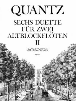 6 Duette für zwei Altblockflöten op. 2 Band 2 
