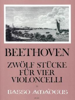 12 Stücke für 4 Violoncelli 