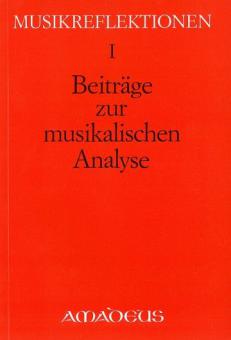 Beiträge zur musikalischen Analyse 