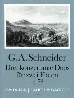 3 konzertante Duos op. 78 