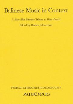 Balinese Music in Context 