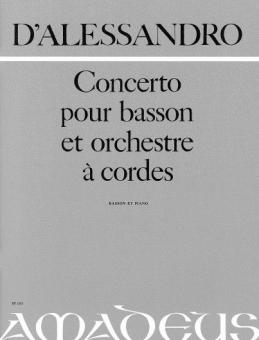 Concerto pour basson et orchestre a cordes op. 75 