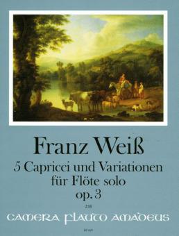5 Capricci und Variationen op. 3 
