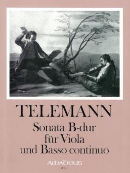 Sonata in B-dur für Viola und Bc. 
