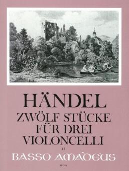 12 Stücke für 3 Violoncelli 