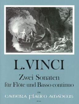 2 Sonaten für Flöte und Basso continuo 