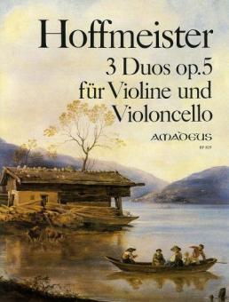3 Duos op. 5 für Violine und Violoncello 