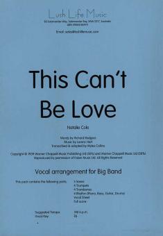 This Can't Be Love 