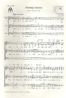 Halleluja, Ostermotette op.23, Nr. 7 