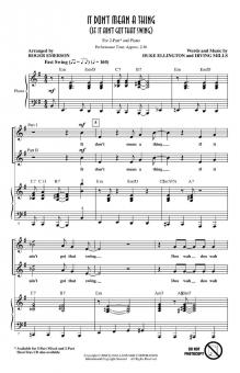 It Don't Mean A Thing 