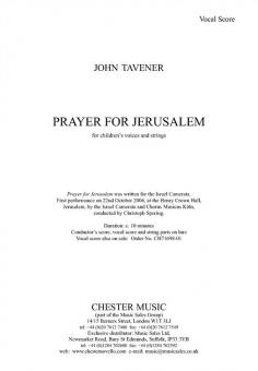 Prayer For Jerusalem 