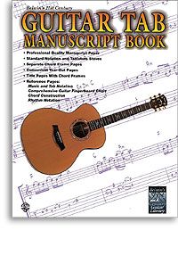 Belwin's 21st Century: Guitar Tab Manuscript Book 