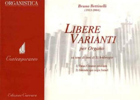 Libere Varianti per Organo 