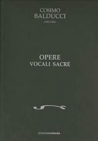 Opere Vocali Sacre 