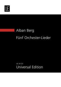 5 Orchesterlieder op. 4 