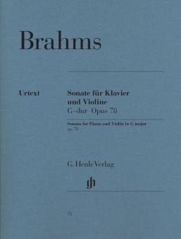 Sonate für Klavier und Violine G-dur op. 78 