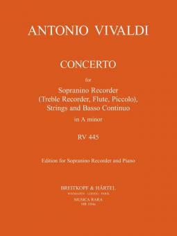 Concerto in a-moll RV 445 