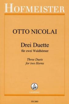 3 Duette für zwei Waldhörner 