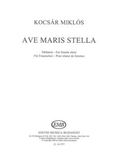 Ave maris stella für Frauenchor 