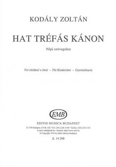 Hat tréfás kánon 