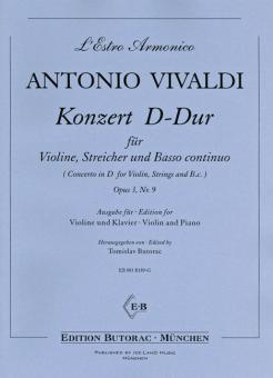 Konzert D-Dur Op. 3/9 