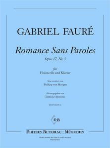 Romance Sans Paroles Op. 17/3 