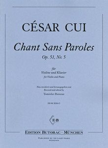 Chant sans paroles, Op. 51 Nr. 5 