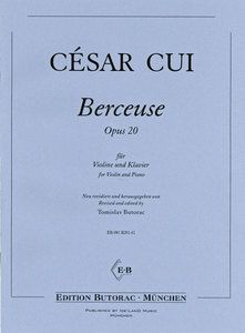 Berceuse, Op. 20 