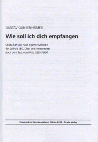 Wie soll ich dich empfangen 