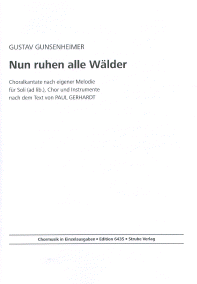 Nun ruhen alle Wälder 