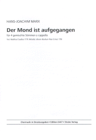 Der Mond ist aufgegangen 