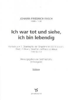 Ich war tot und siehe, ich bin lebendig 