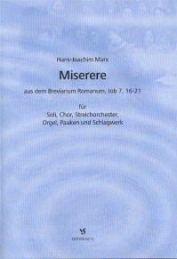 Miserere aus dem Breviarium Romanum, Job 7, 16-21 
