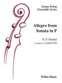 Allegro from Sonata in F Standard