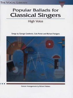 Popular Ballads for Classical Singers - High Voice 