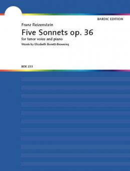 Five Sonnets op. 36 