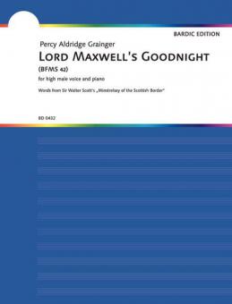 Lord Maxwell's Goodnight 