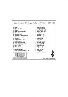 Die lustigen Weiber von Windsor Ouvertüre 