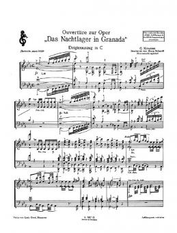 Das Nachtlager in Granada 